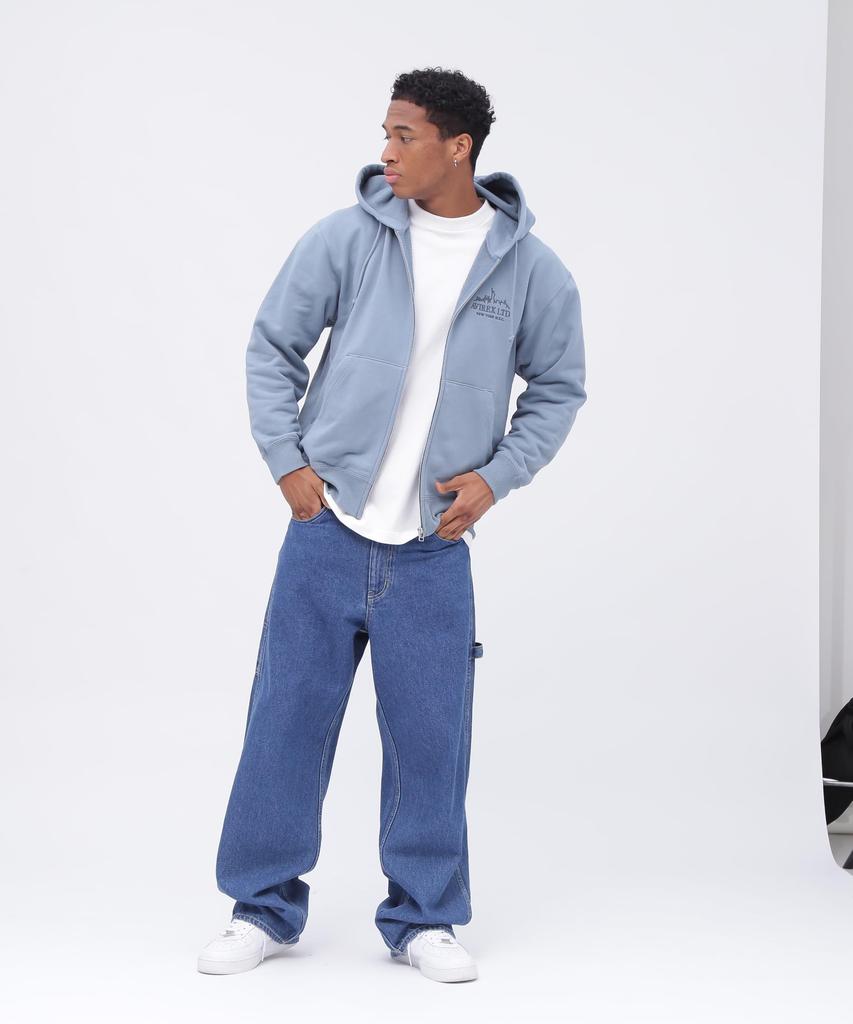 VARSITY LOGO ZIP SWEAT PARKA NYC Varsity Logo Zip Sweat Hoodie 2XL 391 Saxophone [Avirex] Men's 783-4231002