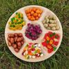 Thickened Tea Tray Bamboos Tea Platter Light‑weight Fruit Dish  Table Top Decoration