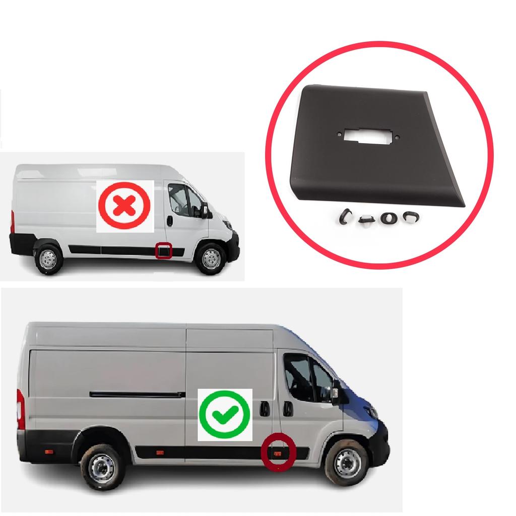 BSP1217-2 Right Side Moulding Panel Pillar Trim for Fiat Ducato MK3 Boxer 250 Jumper Relay MK2 Daily 2006-2024 8547W3