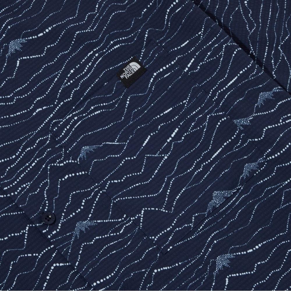 [north Face Official] Nh8Sq14b Men S SunSet cruiSe Short Sleeve Shirt