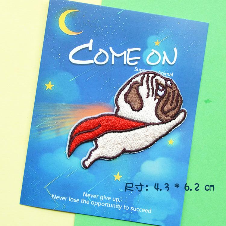 

Маленькая летающая свинья мультфильм вышитая наклейка на ткань гладильная наклейка на дырку в одежде декоративная детская наклейка на ткань узор Little flying dog