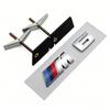 QXFA9 1Pcs M Logo 3D ABS Car Styling Front Grille Badge Emblem Accessory For BMW M M2 M3 M4 M5 M6 G80 G06 G07 G42 G14 G15 G16 F82 F20