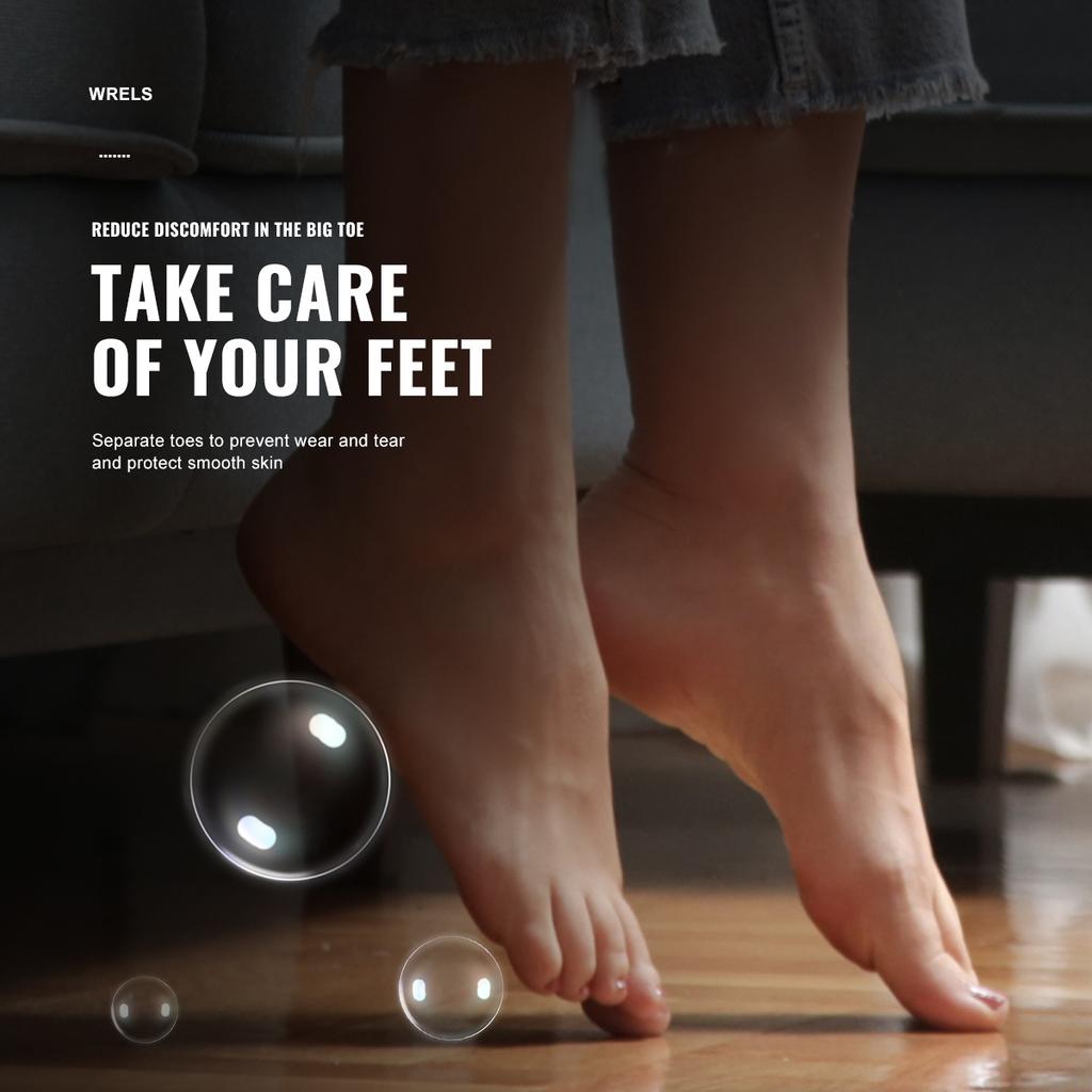 2pcs Soft Breathable Silicone With Holes Toe Protector Protects Toes from Scrapes and Bruises Suitable Night And Home Use