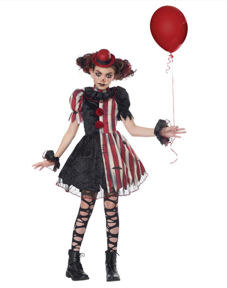 June 1st Kids' Clown, Princess, Devil, Angel, Vampire Cheer Costume