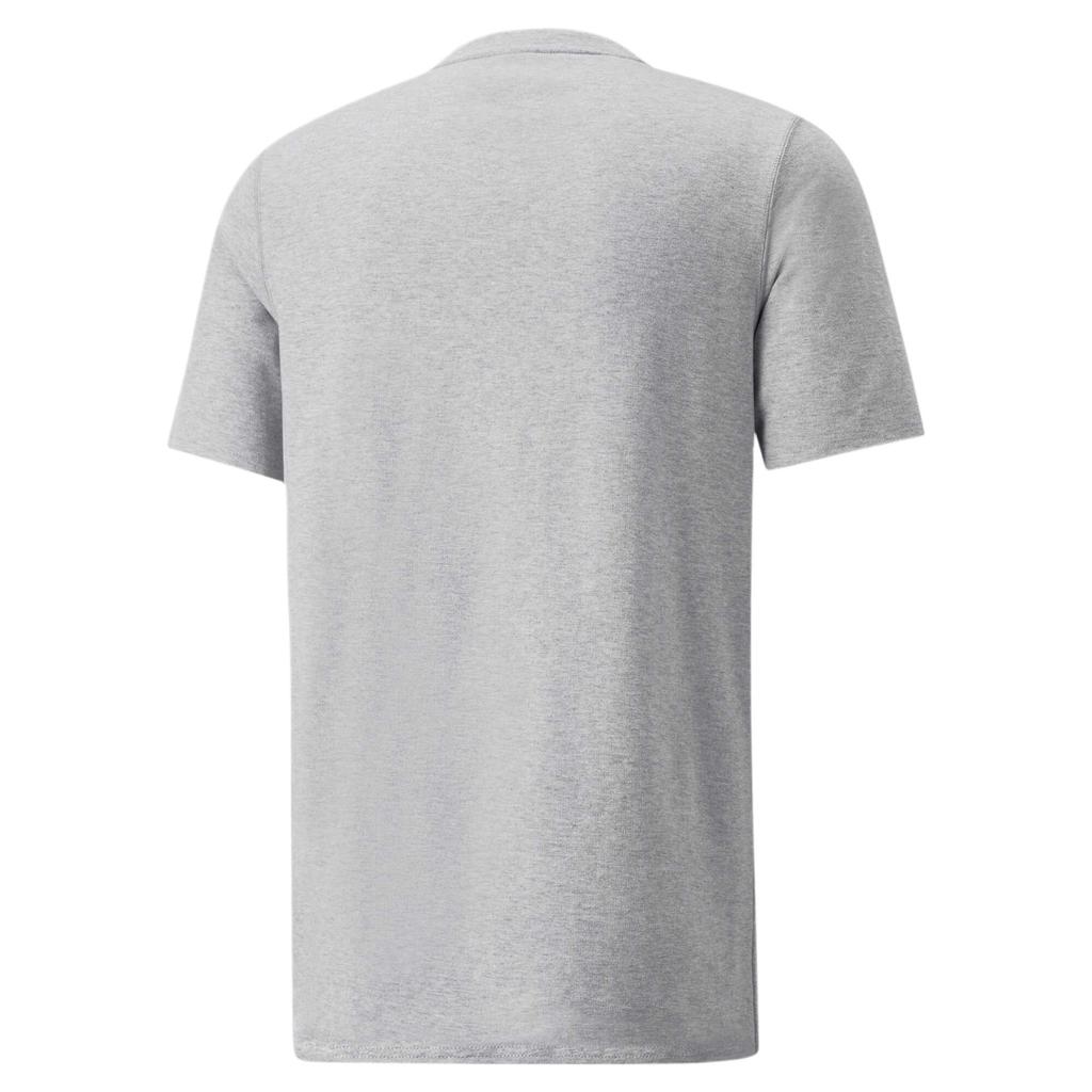 PUMA Breathable Comfortable Quick-Dry Soft Short Sleeve T-Shirt Men Tops Light-Heather-Gray 849593-04
