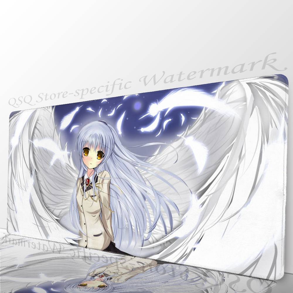 Tachibana Kanade Anime A-Angel Beats Mousepad Mouse Mat Desk Mat With Pad Gaming Accessories Prime Gaming XXL Keyboard Pad Pad