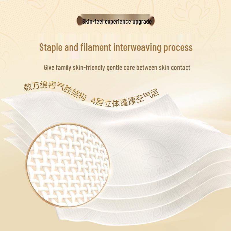 Qingfeng Soft 4-Ply Facial Tissue, 90 Sheets, 24 Packs, Household/Commercial, Free Shipping