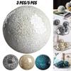 -Ball Balls Set Centerpieces Bowls 8cm Glass for Coffee Table Decor