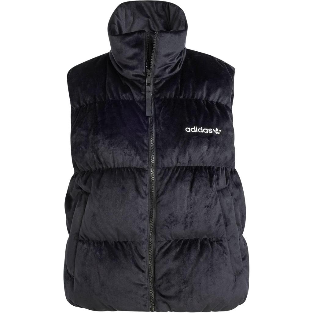 Adidas Originals Regen Velvet Down Vest Women Vests Black JE7217