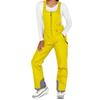 Dámská nepromokavá zateplená lyžařská kombinéza Zimní snowboardové kalhoty kombinéza Snowsuit s nastavitelným popruhem přes rameno