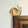 1 Pair Wooden Snail Door Topper Vintage Snail Shape Door Corner