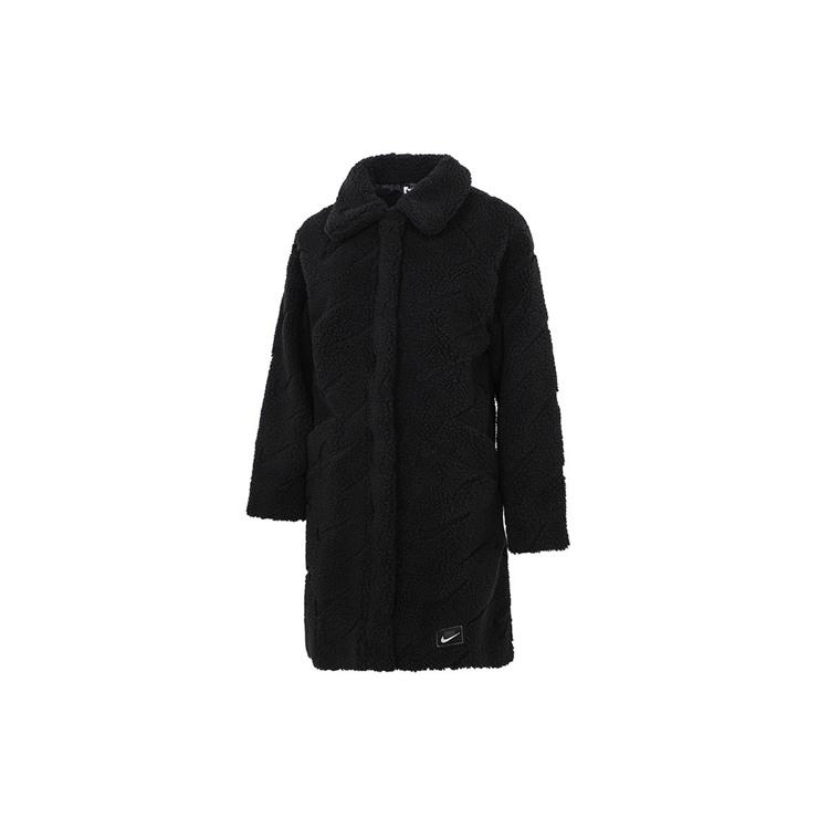 (WMNS) Nike Polar Fleece Casual Coat Black Women s DD5089-010 M