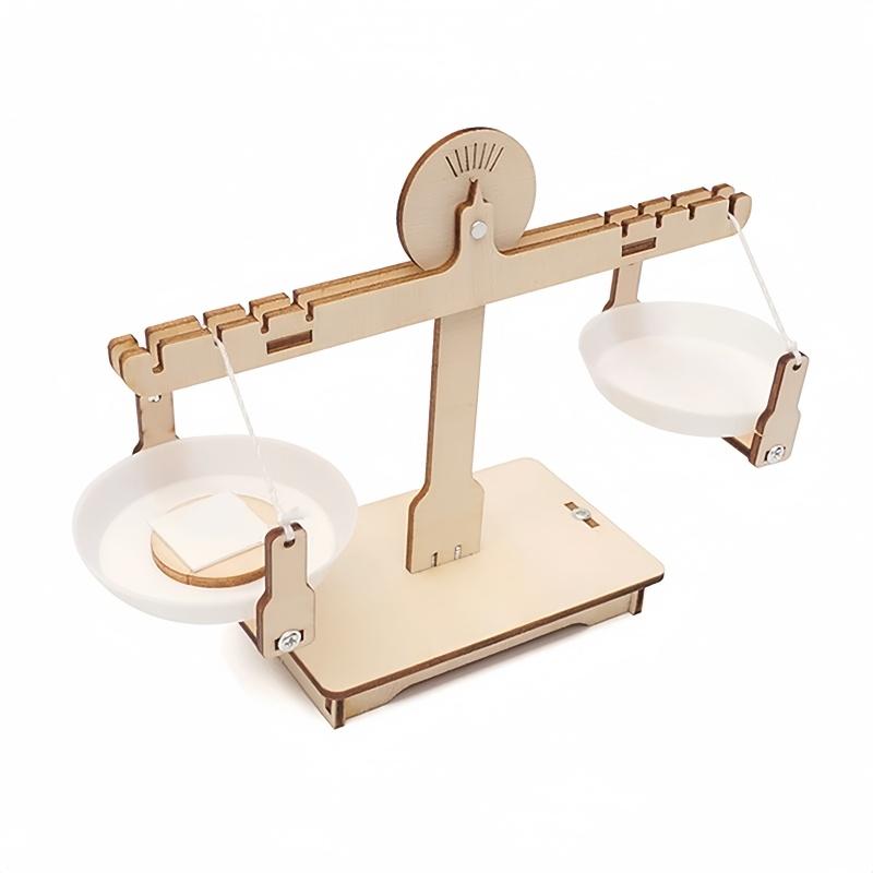 Montessori Educational DIY Wooden Balance Scale Math Learning Game Board Toy for Addition And Subtraction Developmental Model