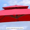 Weierdun 2.5m Outdoor Square Beach Sunshade Umbrella