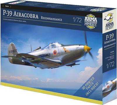 Arma Hobby 1/72 Scale P-39 Airacobra Reconnaissance Plane Plastic Model Kit ADL70058 (Airplane)