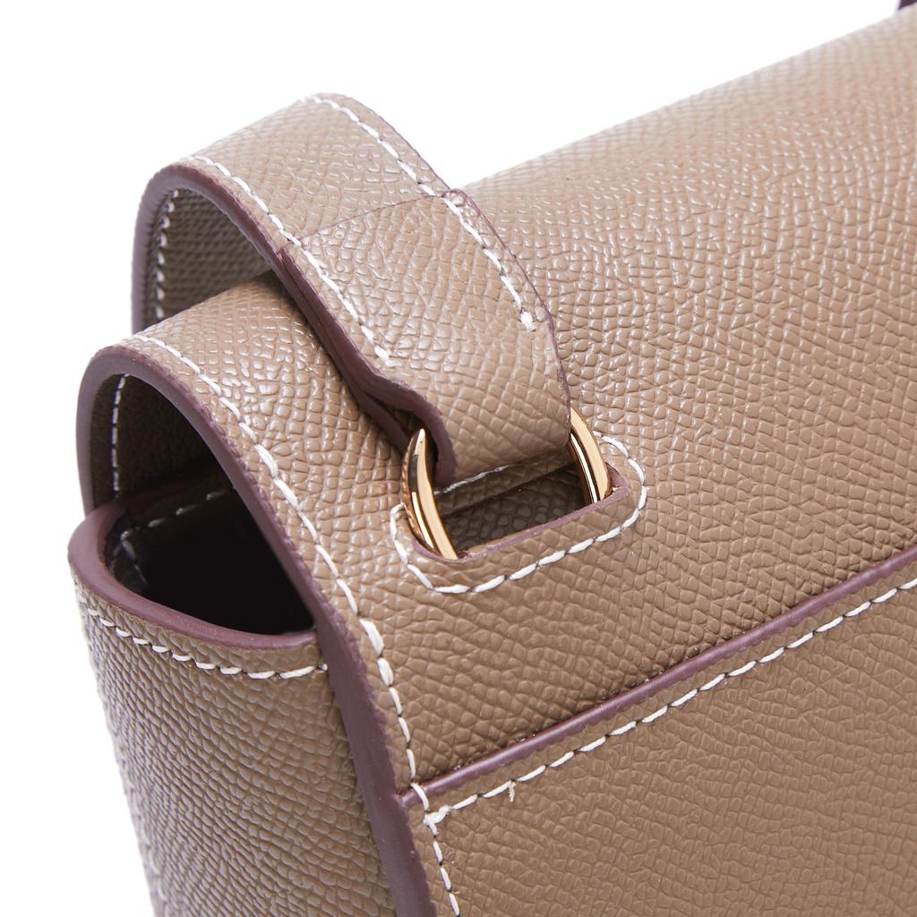 Bag 2025 New Hand Rubbed Pattern Buttocks Bag Leather Fashionable And Simple Shoulder Crossbody Bag Fresh Cowhide Saddle Bag