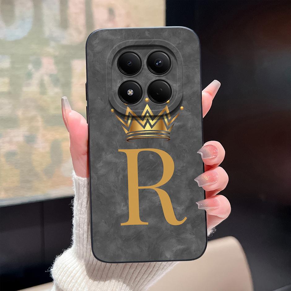 For Redmi Note 15 Pro 4G 5G Phone Cases Cute Panda 26 Letters Shockproof Soft Liquid Silicone Cover For RedmiNote15 15Pro Fandas