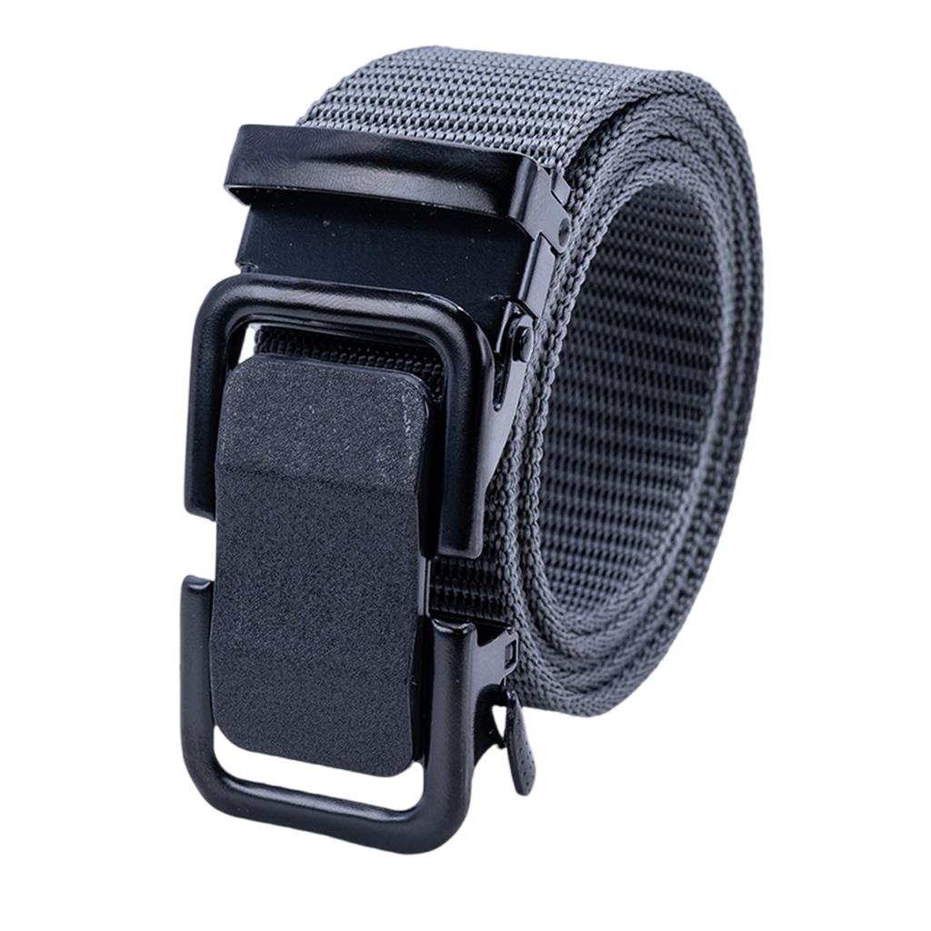 Men's Tactical Belt 1.5 Inch Nylon Webbing with Quick Release Automatic Buckle for Outdoor Activities and Work