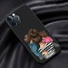 Case for Apple iPhone 11 XR XS X 13 Pro Max 14 Plus 12 Mini SE 7 8 6S 11pro 6 Black Brown Hair Girl TPU Soft Shockproof Cover