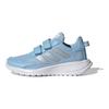 Adidas Tensaur Run Velcro Durable Non-Slip Low Top Kids Running Shoes Kids Running Shoes Blue Gray H04741
