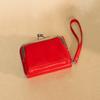 New Women's Wallet Wrist Strap Short Retro Style Coin Change Storage Bag Girls Portable Mini Card Holders Zipper Mey Clip C03