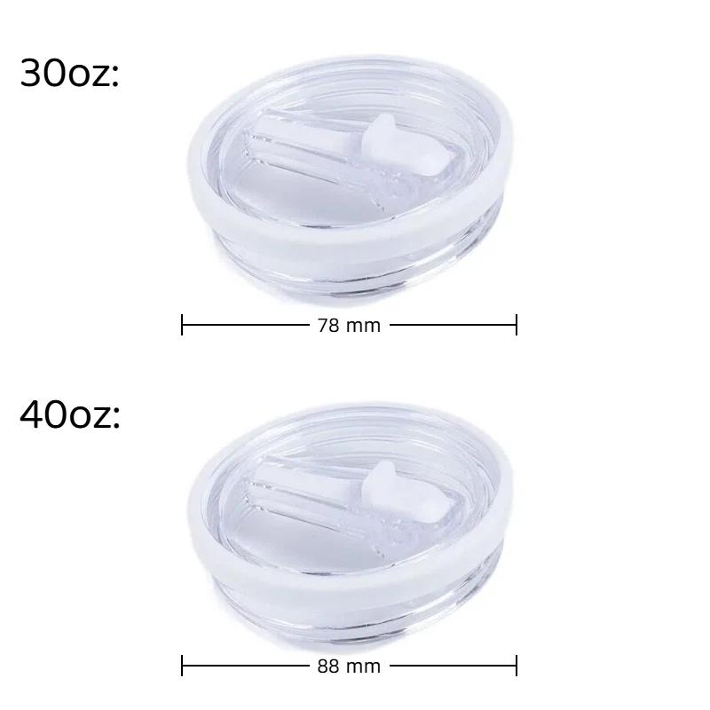 Flip Straw Leak Proof Lid Replacement 1Pcs Fits 30oz 40oz Stanley Cups Food Grade Material Accessory for Daily Commute Use