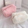 Elegant Velvet Makeup Bag, Large Capacity Niche Design Cosmetics Pouch, Cute High-End Toiletry Bag for Women