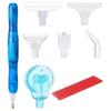 Diamond Painting Art Sticky Drill Dot Pen with Glue Clay Roller Diamond Art Pen with 5 Drill Pen Picking Heads and 1 Glue Clay