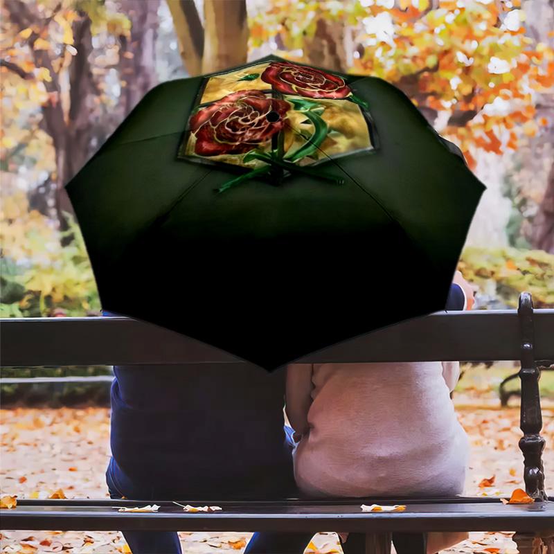 Guardians Honor: Swords United Folding Umbrella Durable Travel Three Folds Sun Umbrella Umbrella