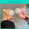 Cute Little Pig Squishy Toy Decompress And Release Stress With Bubble-spitting Fun!