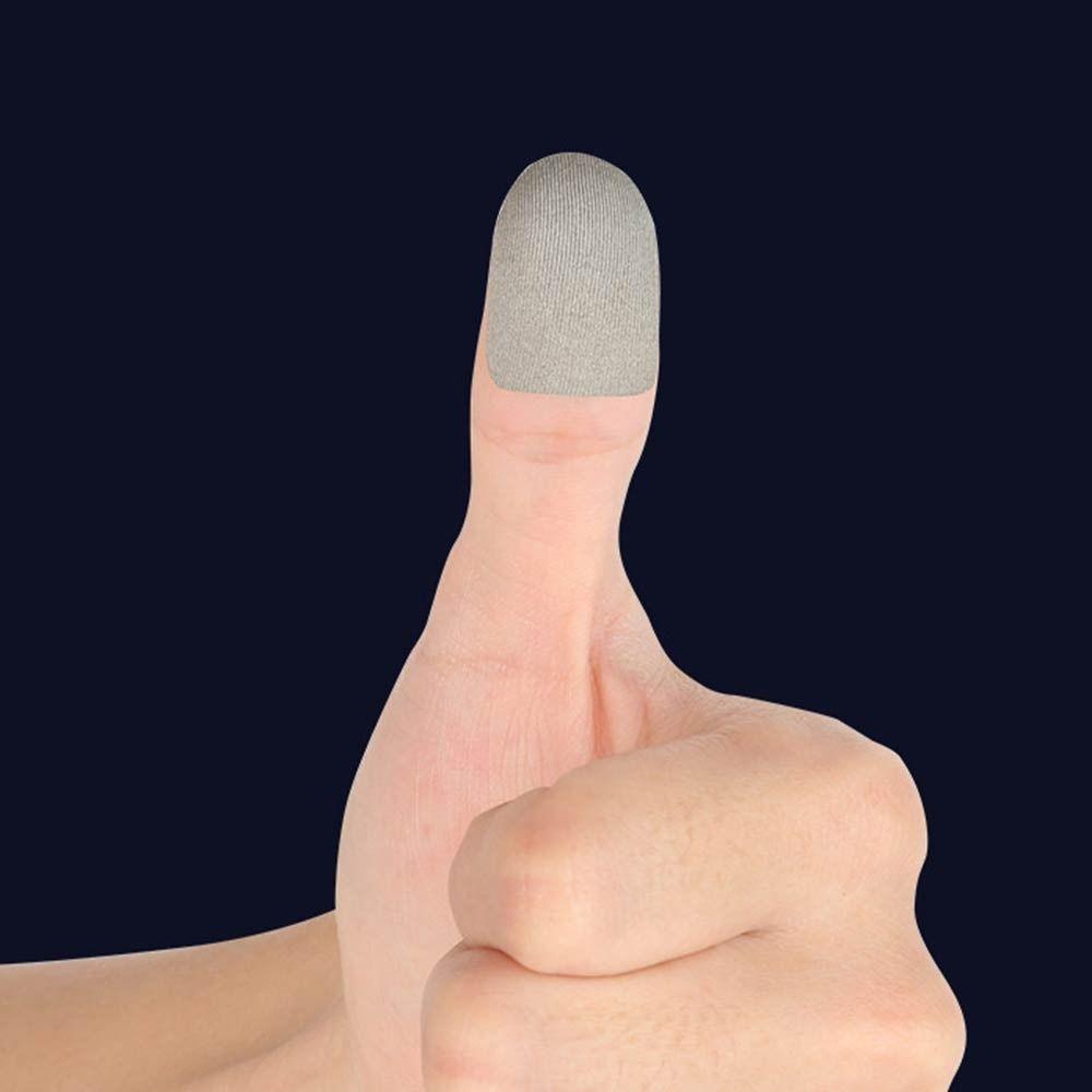10PCS Conductive Gaming Finger Stickers Ultra Thin Fingertip Sticker  Playing Game