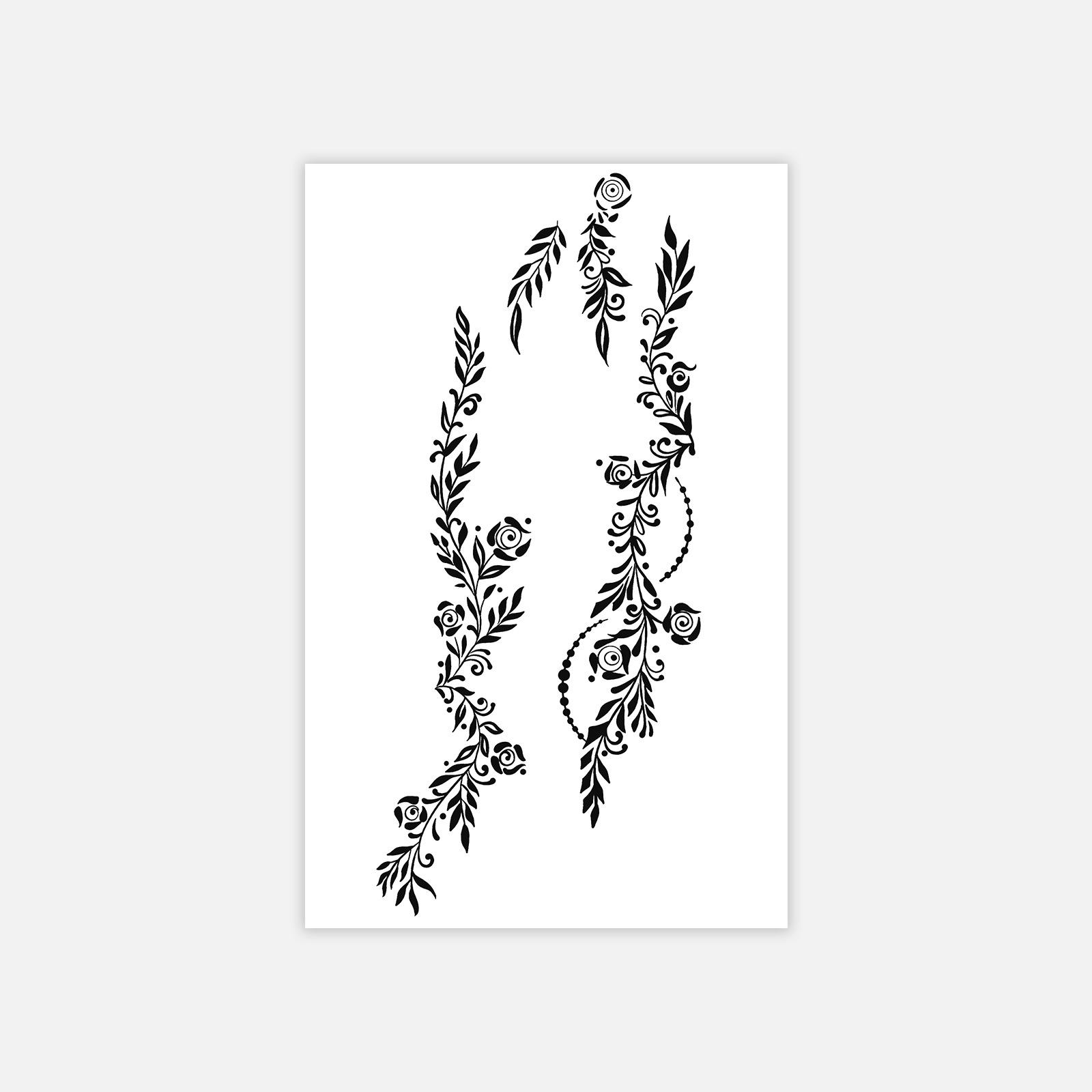

Small Fresh Spider Web Bow Tattoo Sticker Premium Sense Arm Leg Tattoo Sticker 12*19