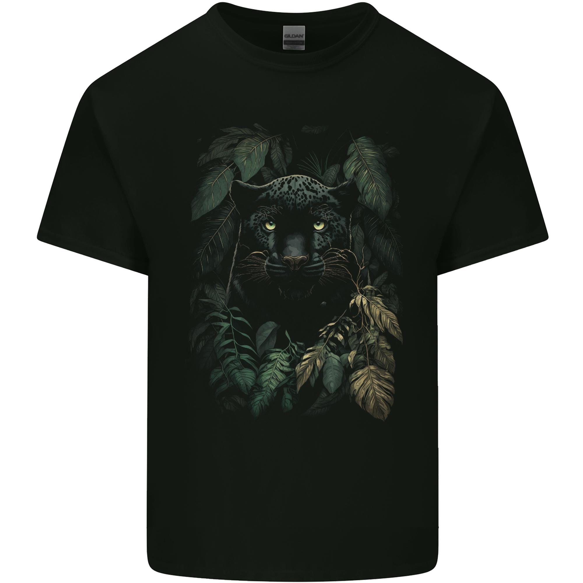 A Black Jaguar Wild Cat Unisexs Light Cotton TShirt S