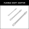 3pcs Flexible Socket Extension Bar Ratchet Wrench Repair Tool 1/4"3/8"1/2''