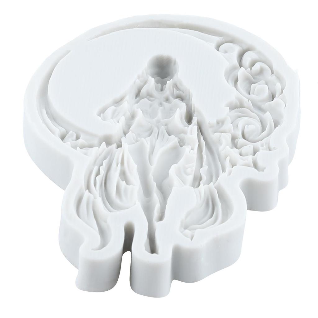 Goddess Silicone Mold Goddess Fondant Molds Cake Decorating Tools Theme Cake Dessert Decorated Chocolate Candy Mold