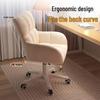 Comfortable Swivel Computer Chair for Home or Dorm - Ergonomic Design for Long Sitting, Ideal for Students or Makeup