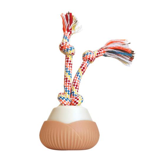 

Интерактивный мяч для кошек и собак, перезаряжаемый умный вращающийся мяч для питомцев, движущийся мяч с функцией записи для тренировок в помещении и на улице, ментальный земля желтый