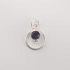 Iolite Gemstone 925 Sterling Silver Handmade Women's Necklace Elegant Pendant 1.2" PP-68-9