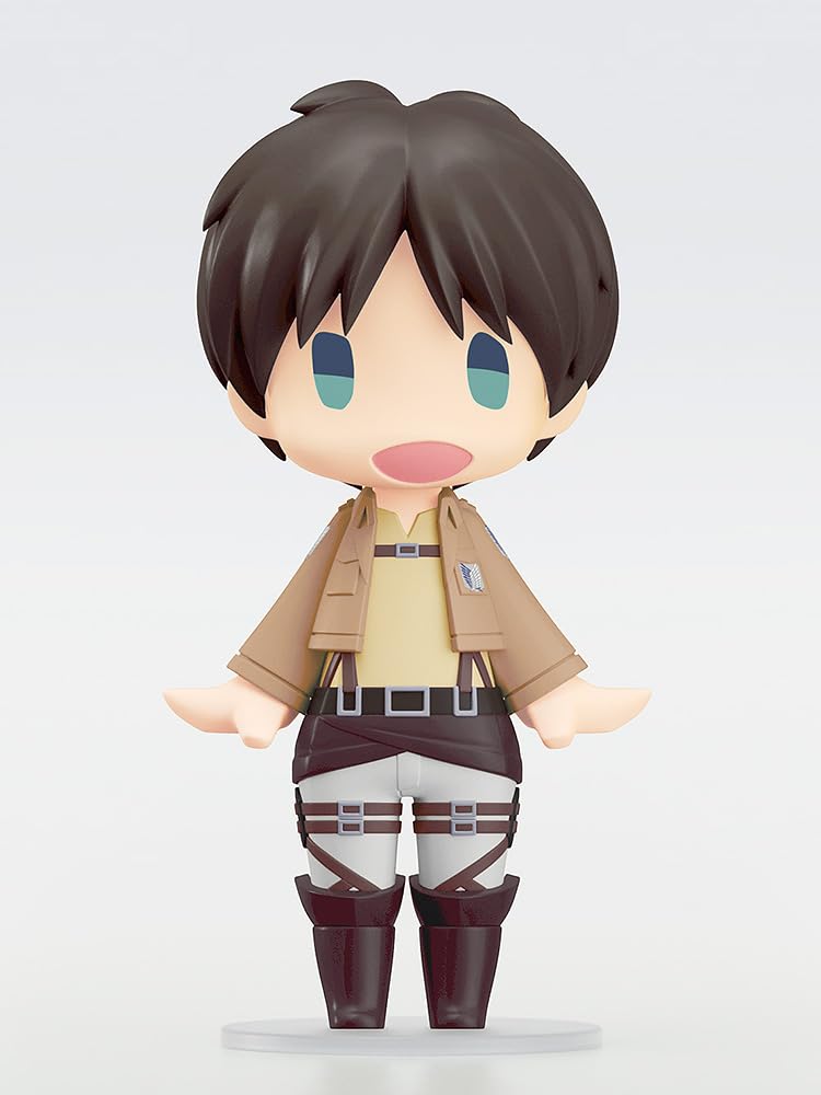 GOOD SMILE Attack on Titan Eren Yeager Plastic Painted Movable Figure HELLO! Non-Scale