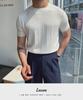 Tendenza Maglione Estivo Casual da Uomo Girocollo Manica Corta 2024