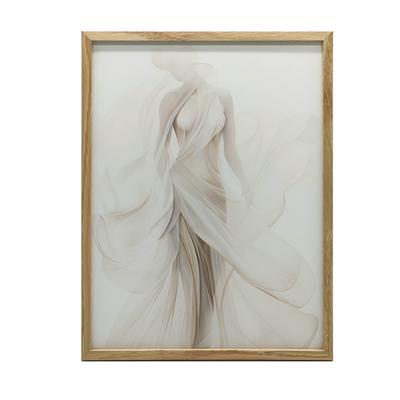 The Delicacy of the Feminine Form The Delicacy of the Feminine Form, 30X40 Cm, Gold Aluminum Frame, 230 Gsm Matte Paper