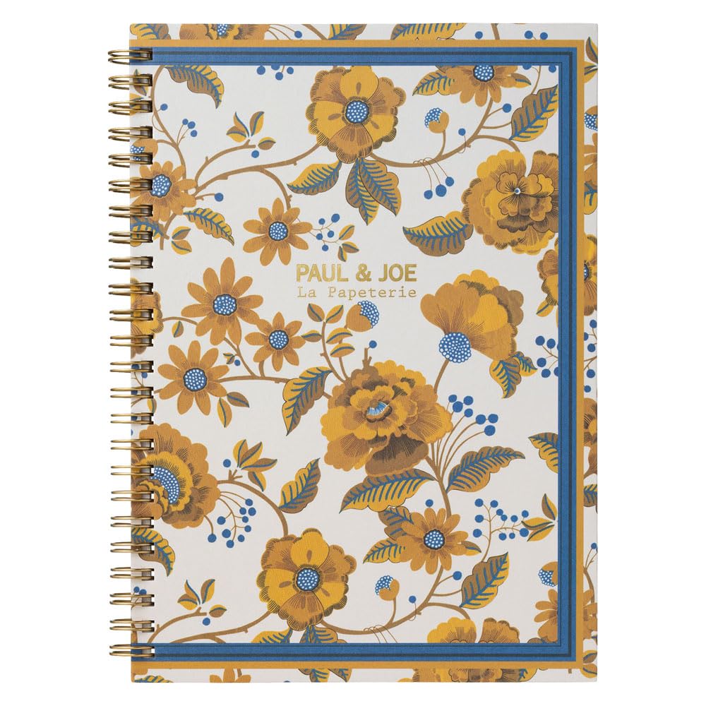 

A5 Notebook by Paul Joe La Marks Folk & Puppetrie, Flowers, PAJ-NB23-IV слоновая кость