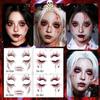 1/4/6 Sztuk Tatuaż Tymczasowy Wzór Żył Na Imprezę Halloweenową Body Art Wodoodporne Naklejki Tatuaż Naczyniowy Dla Kobiet Mężczyzn Brwi Twarz