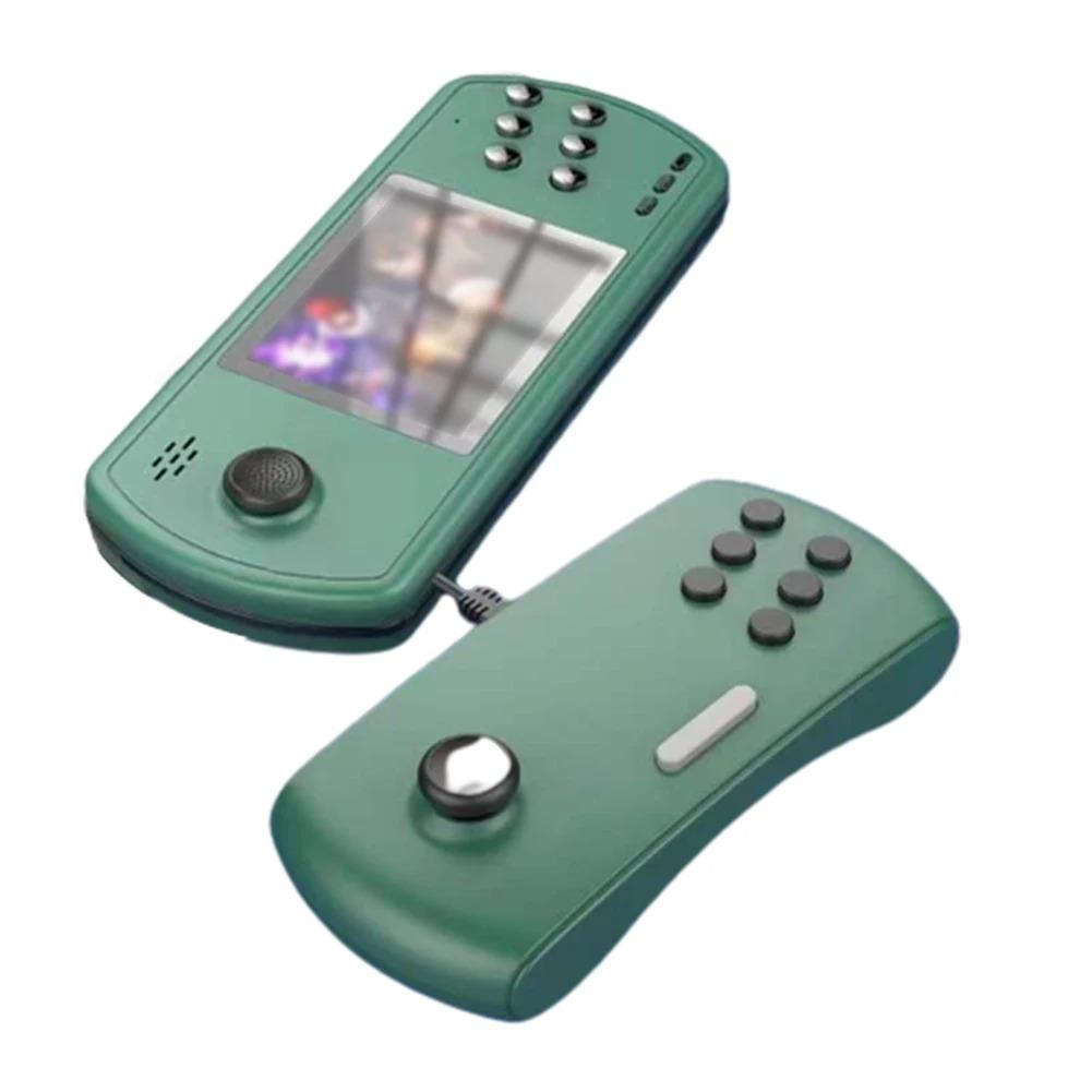 D22 Handheld Game Console with Dual System, Linux + Android, 3.5 Inch IPS Screen, Built-in 5000 Classic Games, Support AV Dual/Single Player