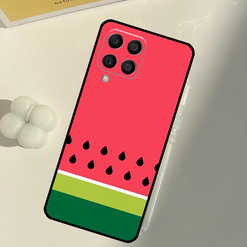 Schattige Zomer Fruit Watermeloen Voor Samsung Galaxy M15 M35 M21 M16 M06 M33 M13 M53 M11 M31 M55 M14 M34 M54 M12 M32 M52 Hoesje