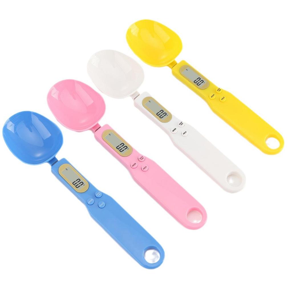 Přenosná přesná odměrka s váhou 0,1 g na léky a kuchyňské přísady