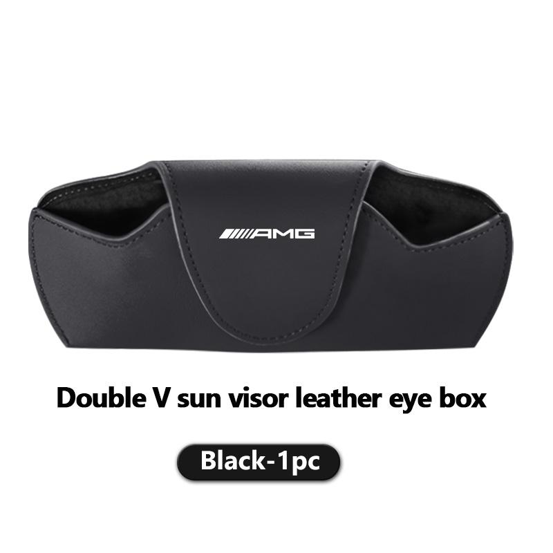 

Car Sun Visor Glasses Holder Scratch Resistant Eyeglasses Storage For Mercedes Benz AMG C180 C300 W124 W176 W177 C200 C260 GLC