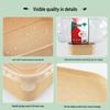 ZISIZ Disposable Kraft Paper Rectangular Lunch Box
