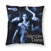 Federa Cuscino The Vampire Diaries Stampa 3D Double-Sided Horror Serie TV Cuscino Decorativo per Auto Personalizzato Decorazione Casa
