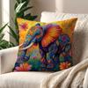 Elephant Cushion Cover For Pillow Printing Sofa Decoration Home Car Room Coffee Shop Office Nordic Simplicity